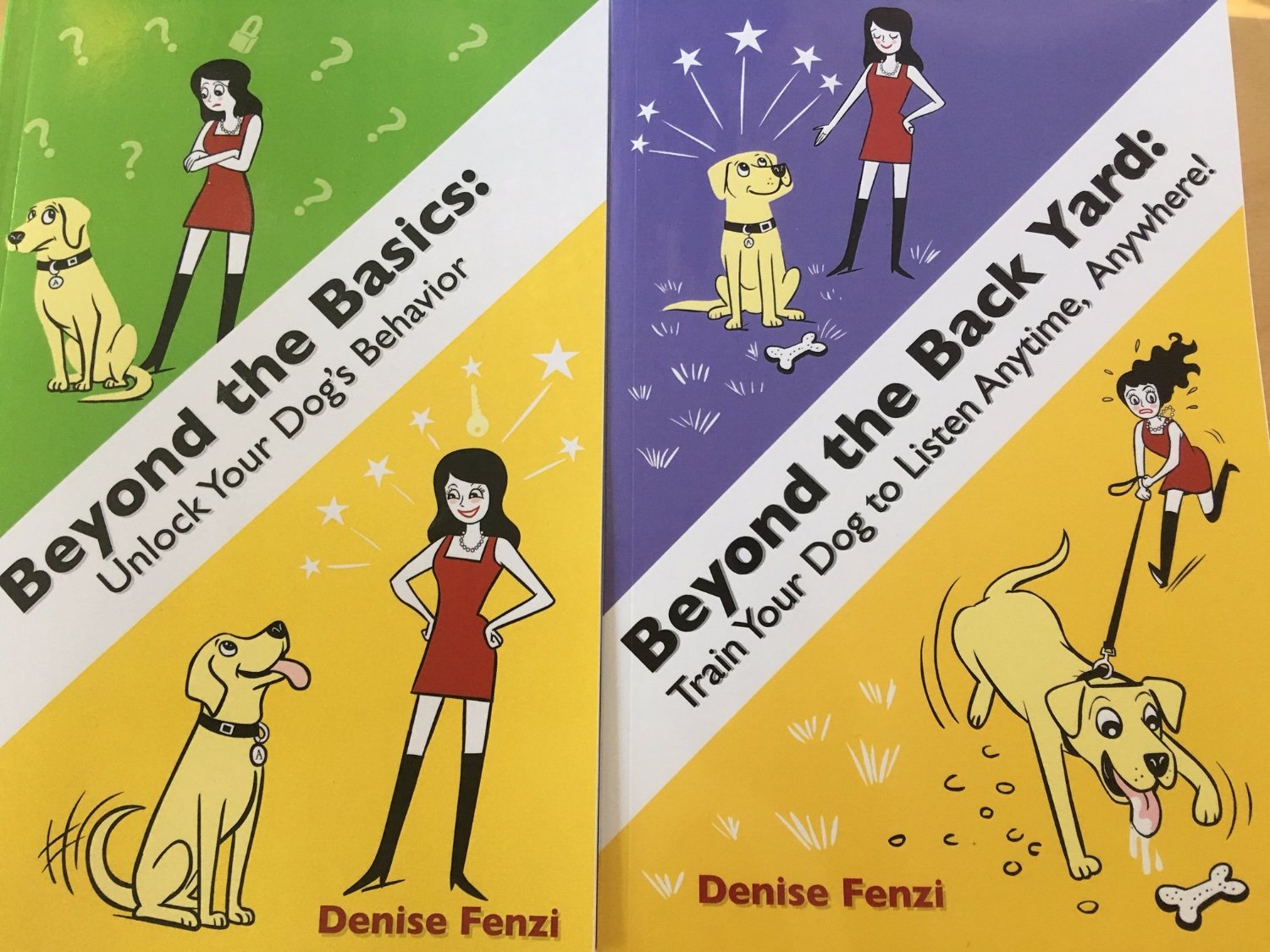 FIVE FENZI BOOK PACK:  Beyond The Back Yard,  Beyond The Basics, Train the Dog In Front of You AND Blogger Dog, Brito!, and Conversations with Raika
